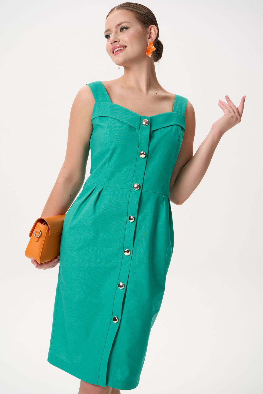 Сарафан Ширли (зелёный) - Эльза фото 16