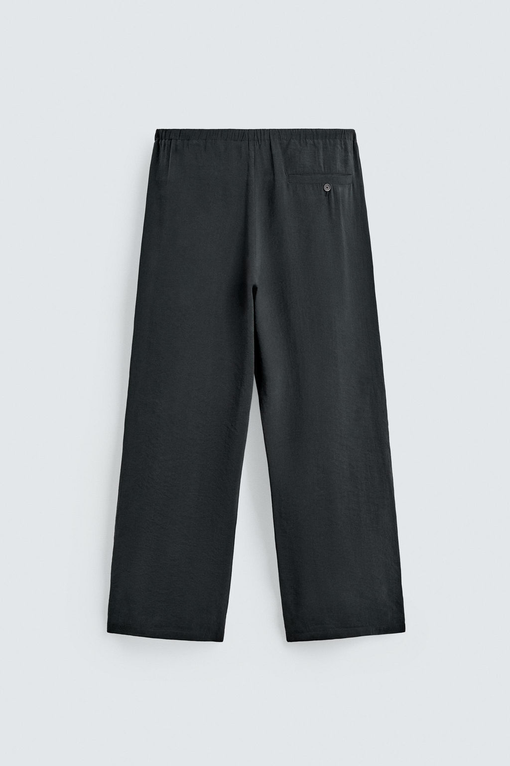 PANTAL?N FLUIDO RELAXED FIT / Negro - Zara фото 7
