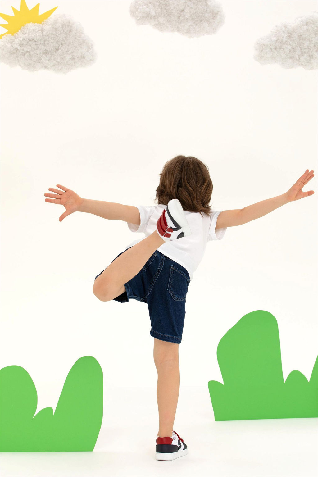 Детская белая футболка с круглым вырезом Неожиданная скидка в корзине - U.s. polo assn фото 3