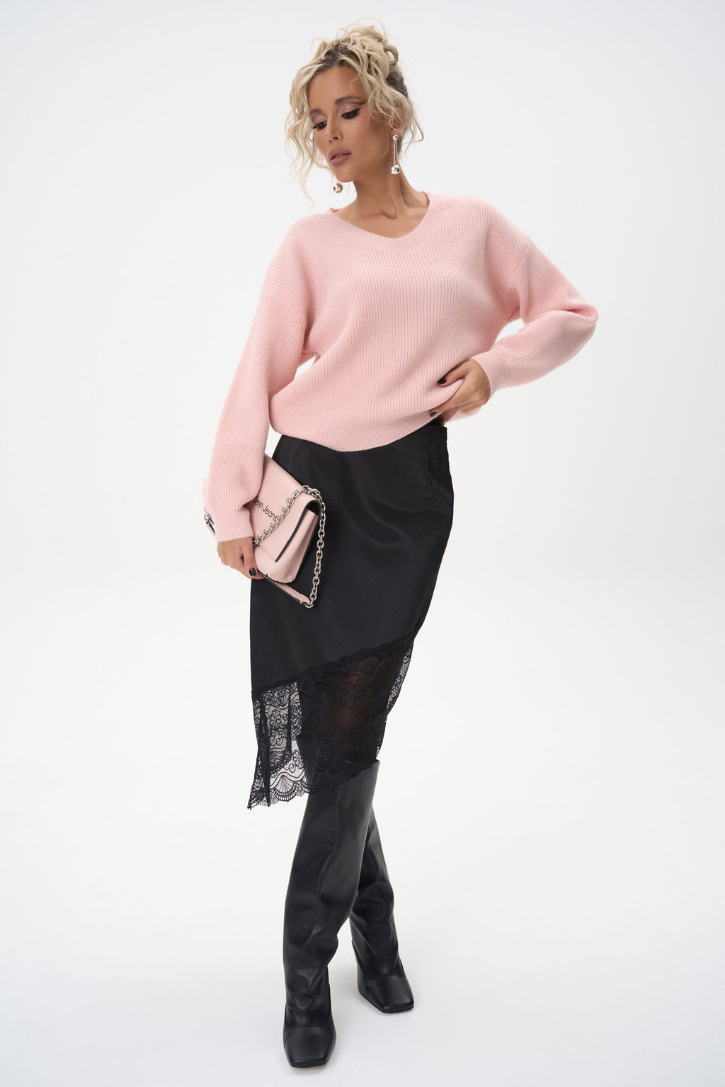 Юбка Алексия (чёрный) - Эльза фото 16