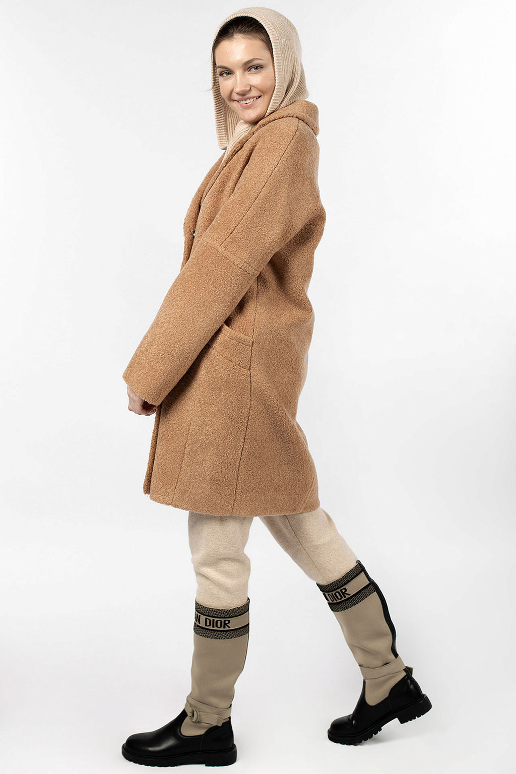 01-10386 Пальто женское демисезонное - El podio фото 3