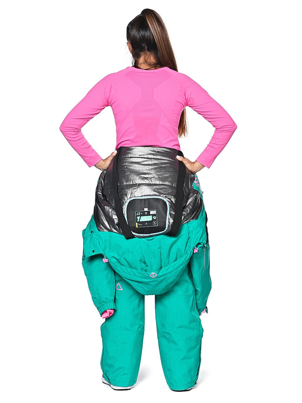 Комбинезон B-9032 Бирюзовый