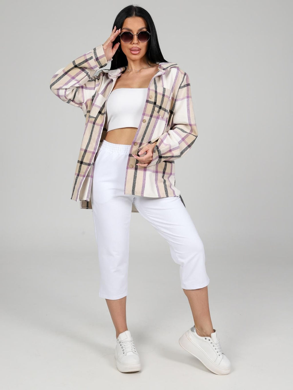 IV-CAPRIZ Финикс - бриджи из футера с лайкрой  фото 10