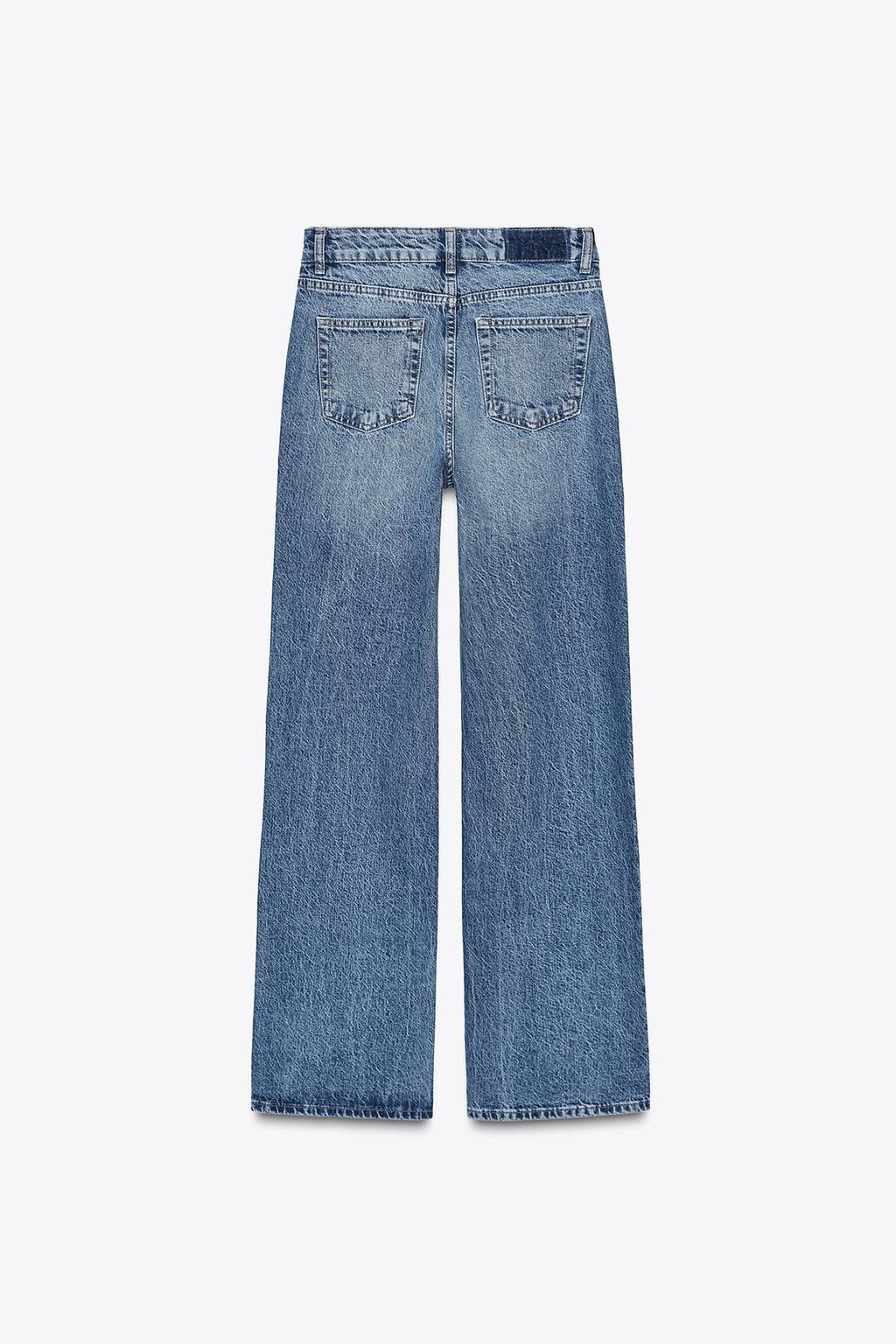 JEANS Z1975 STRAIGHT HIGH-WAIST FULL LENGTH - Zara фото 6