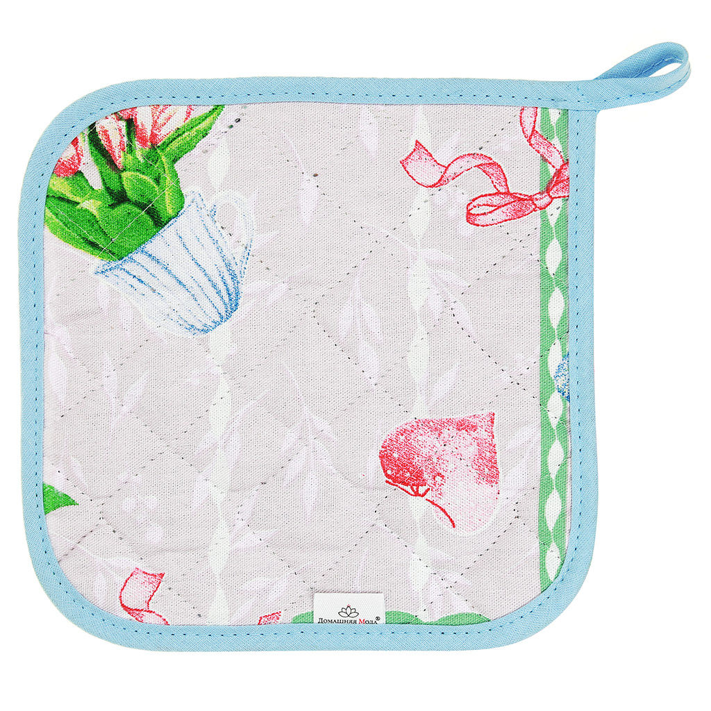 Весеннее пробуждение Кухонный комплект: прихватка 20х20см - 2шт, хлопок Премиум 191г/м2 - хлопок 100%, наполнитель - ватин 280гр/м2, Домашняя мода (Россия)  фото 2