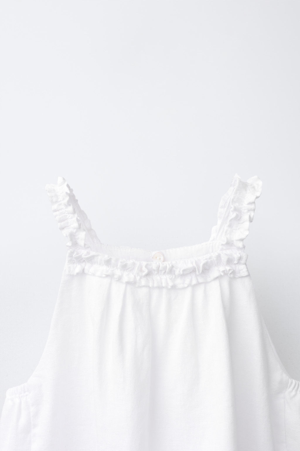 TOP HALTER CON LINO / Blanco roto - Zara фото 3