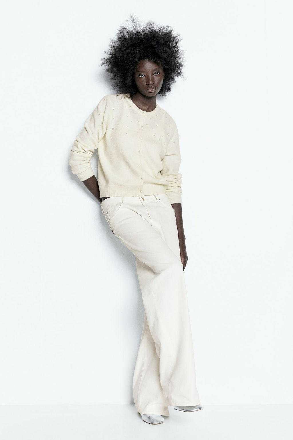 Cardigan con detalles decorativos - H&m фото 3