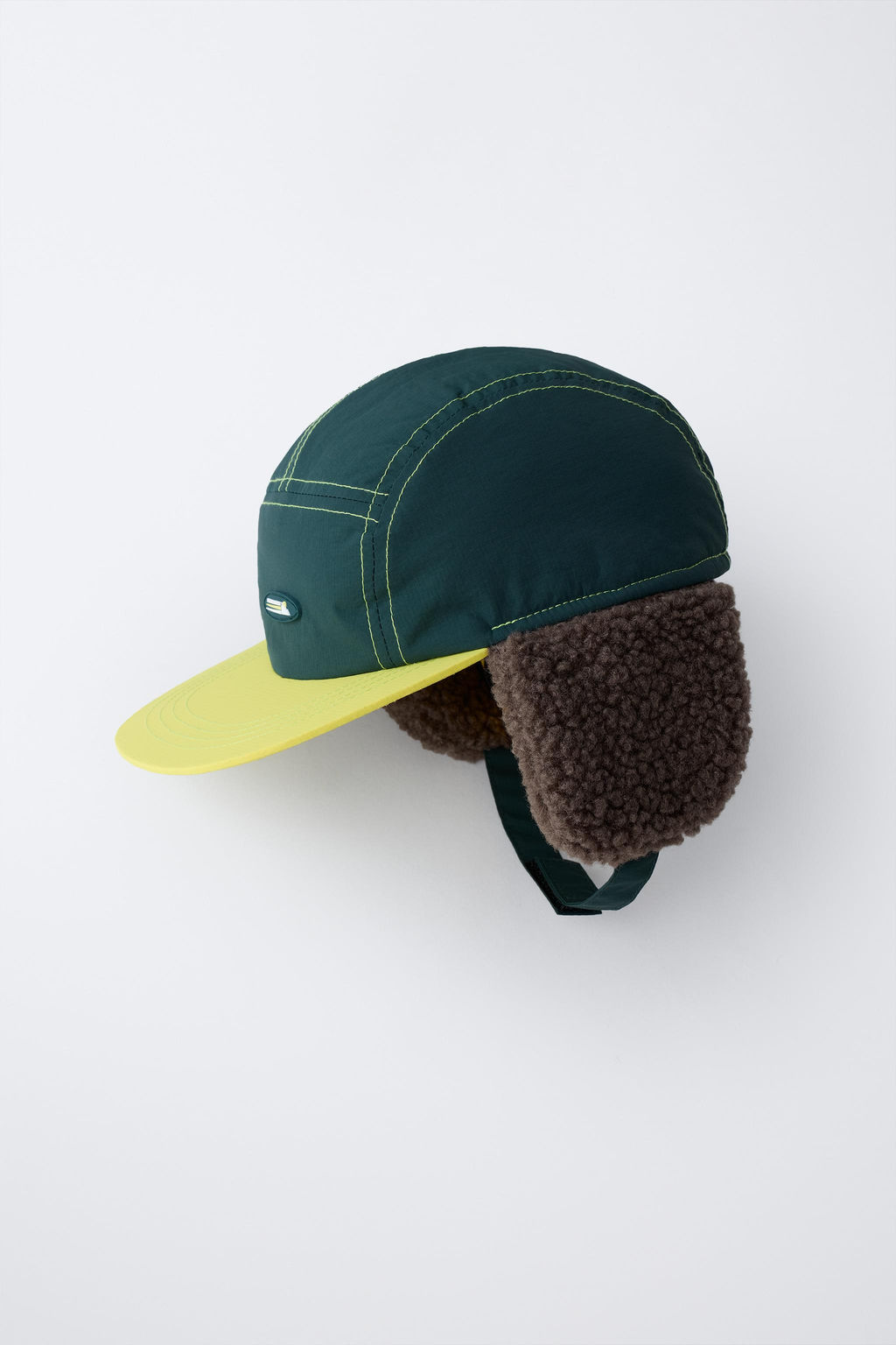 FAUX SHEARLING SKI COLLECTION CAP