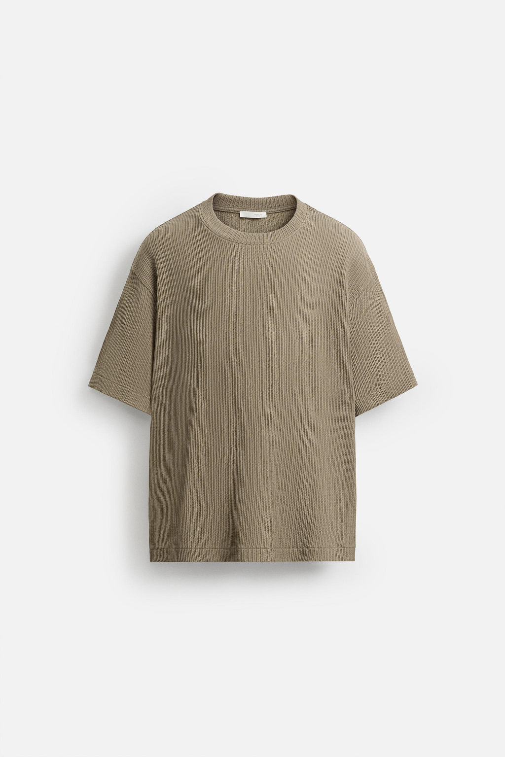 IRREGULAR TEXTURE T-SHIRT - Zara фото 6