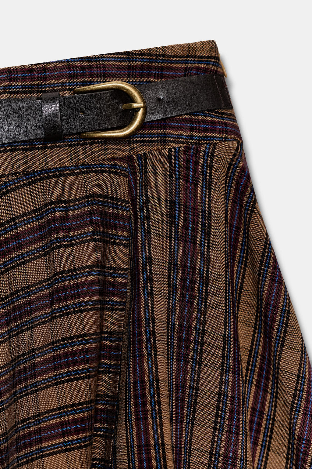 FALDA MINI CUADROS TRABILLA / Multicolor - Zara фото 9