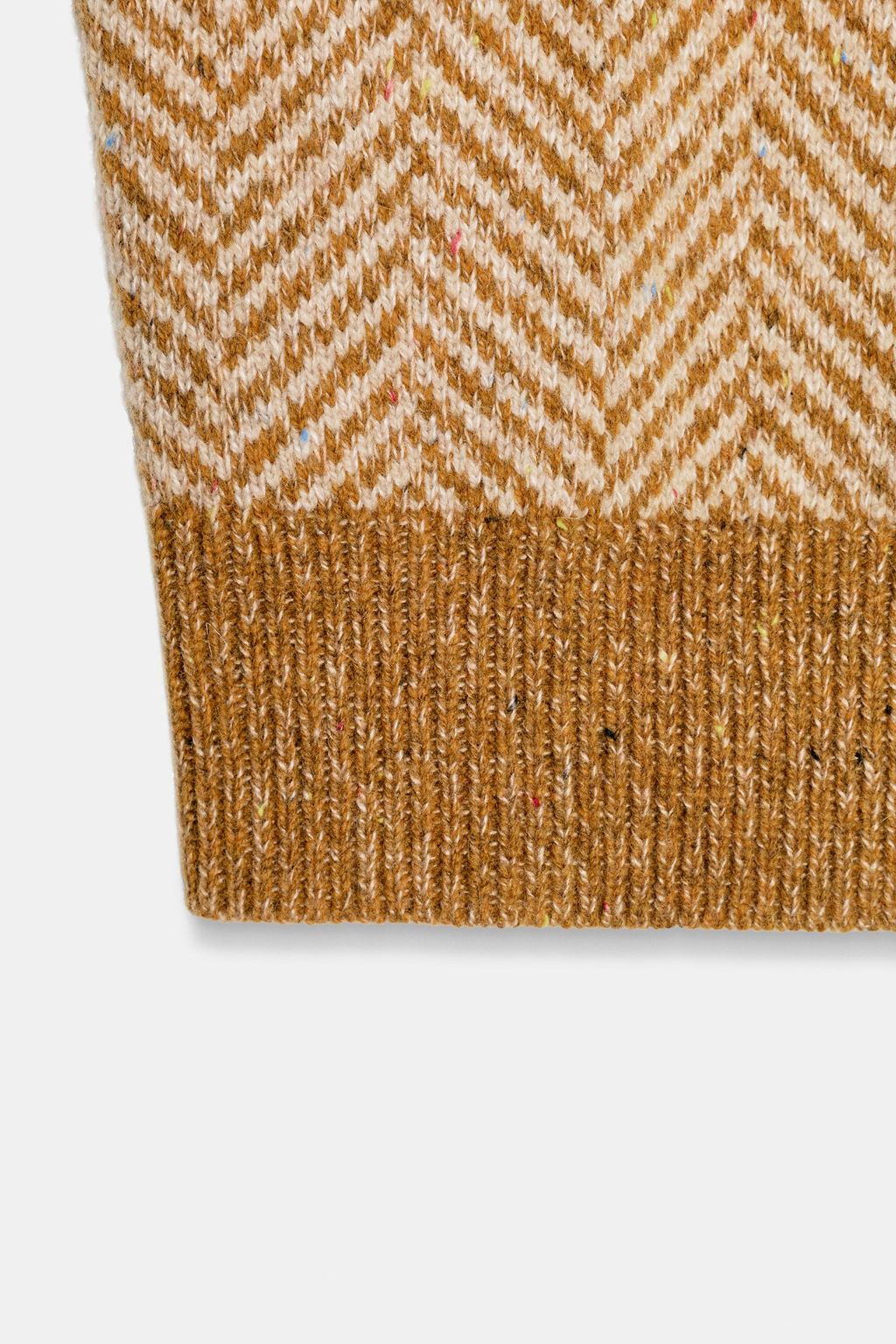 HERRINGBONE WOOL WAISTCOAT - Zara фото 7