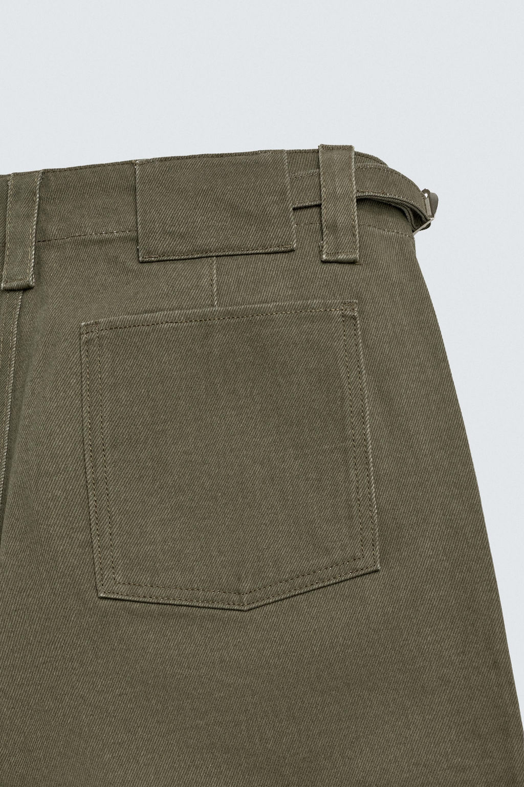 PANTAL?N CHINO TRABILLAS RELAXED FIT / Khaki - Zara фото 9