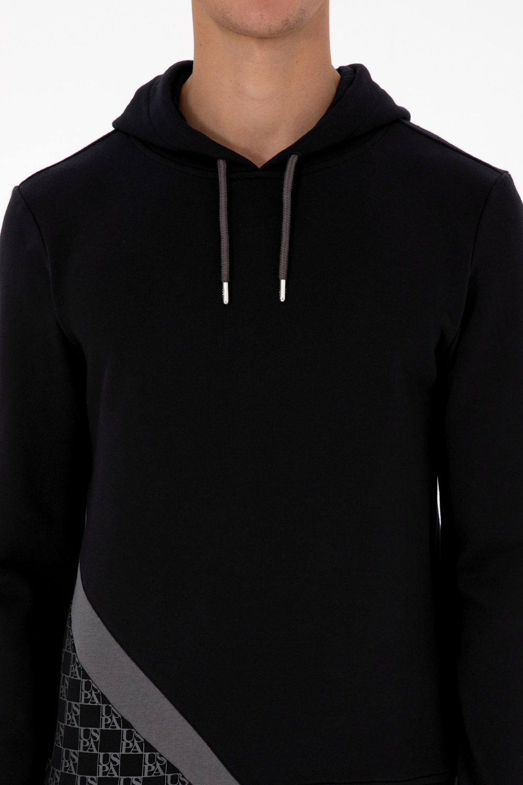 Erkek Regular Fit Kap__onlu Siyah Sweatshirt - U.s. polo assn фото 6