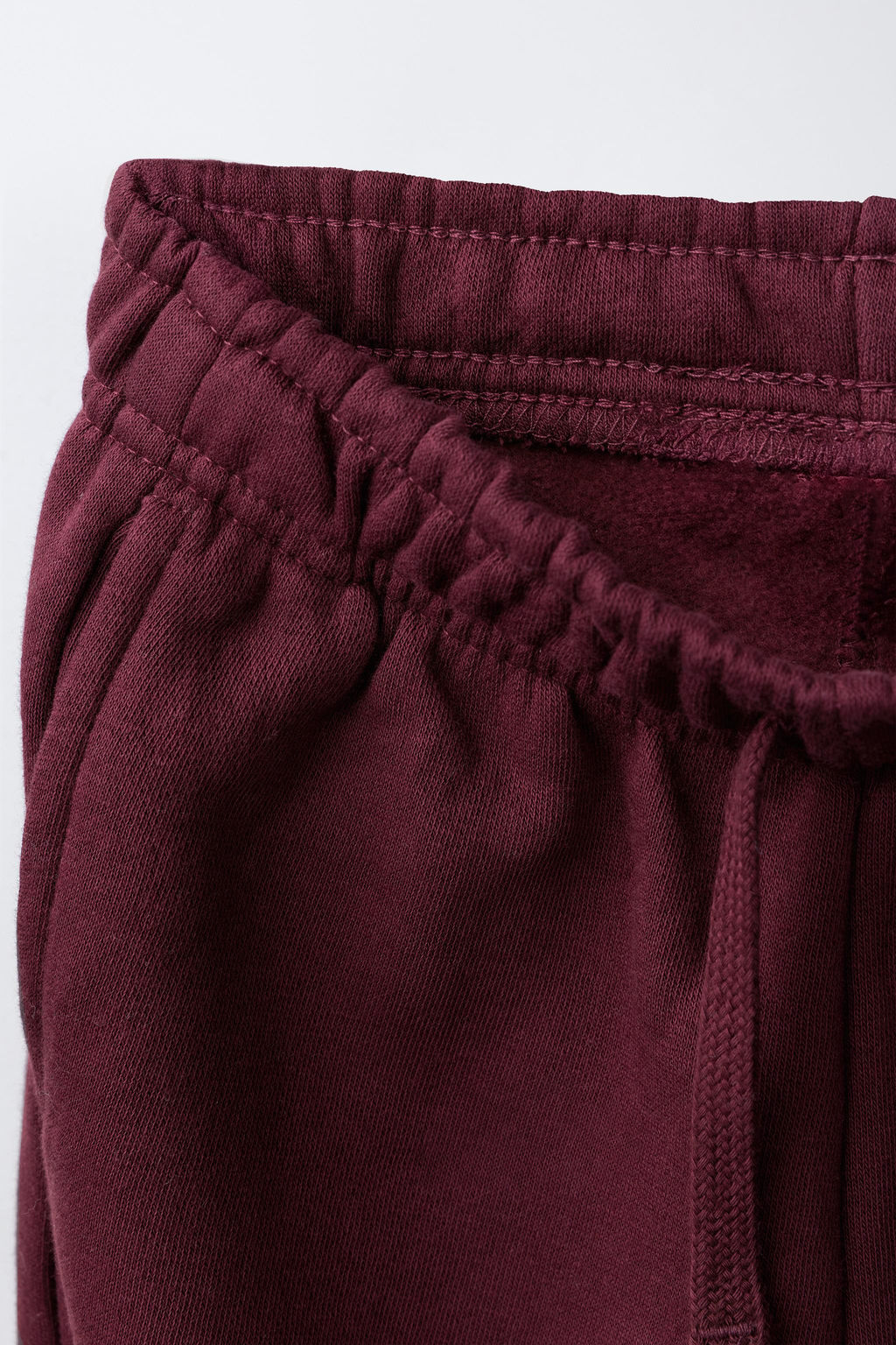 CONJUNTO SUDADERA Y PANTAL?N JOGGER / Burgundy - Zara фото 7