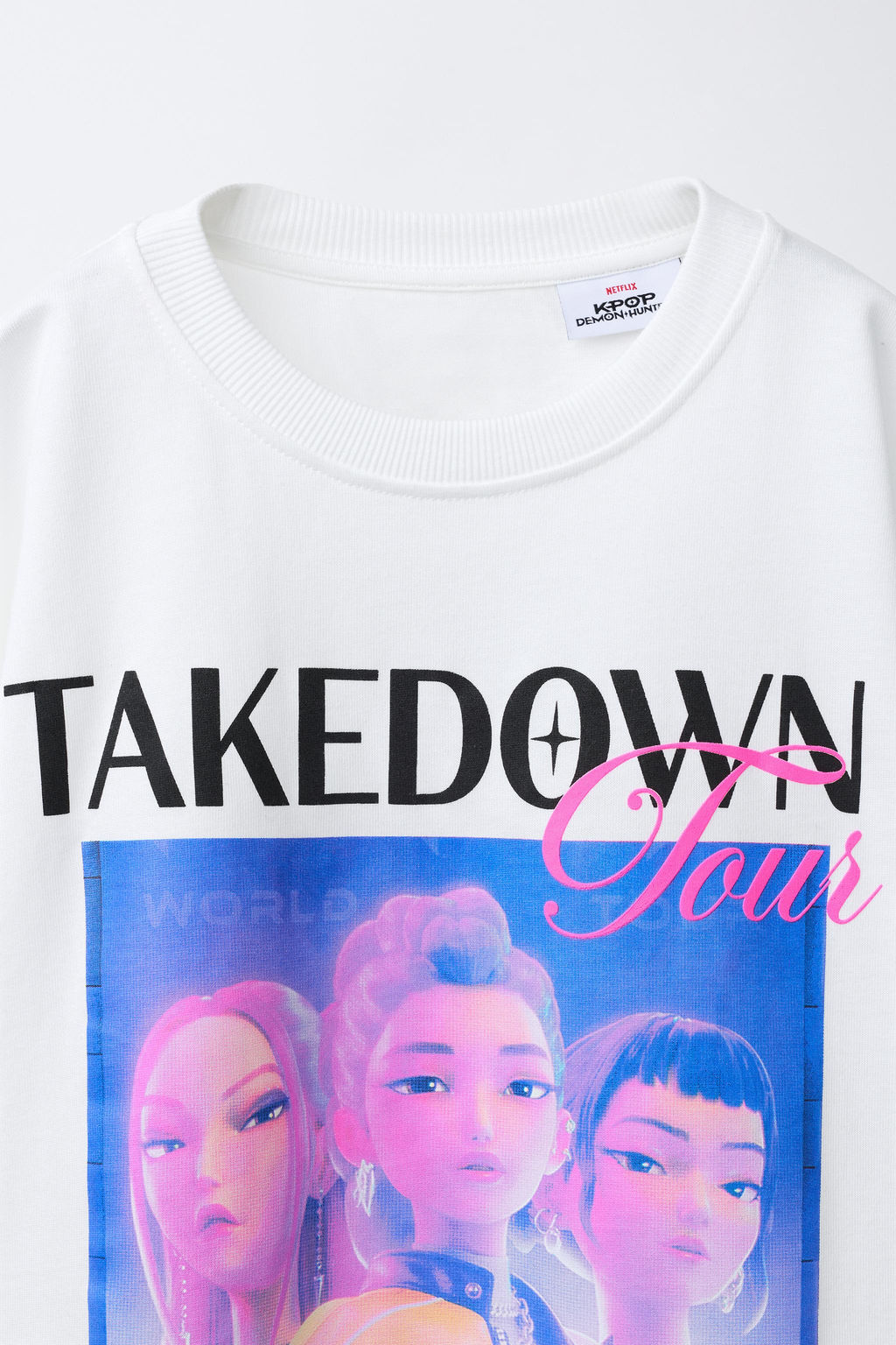 KPOP DEMON HUNTERS NETFLIX  PRINT T-SHIRT - Zara фото 9