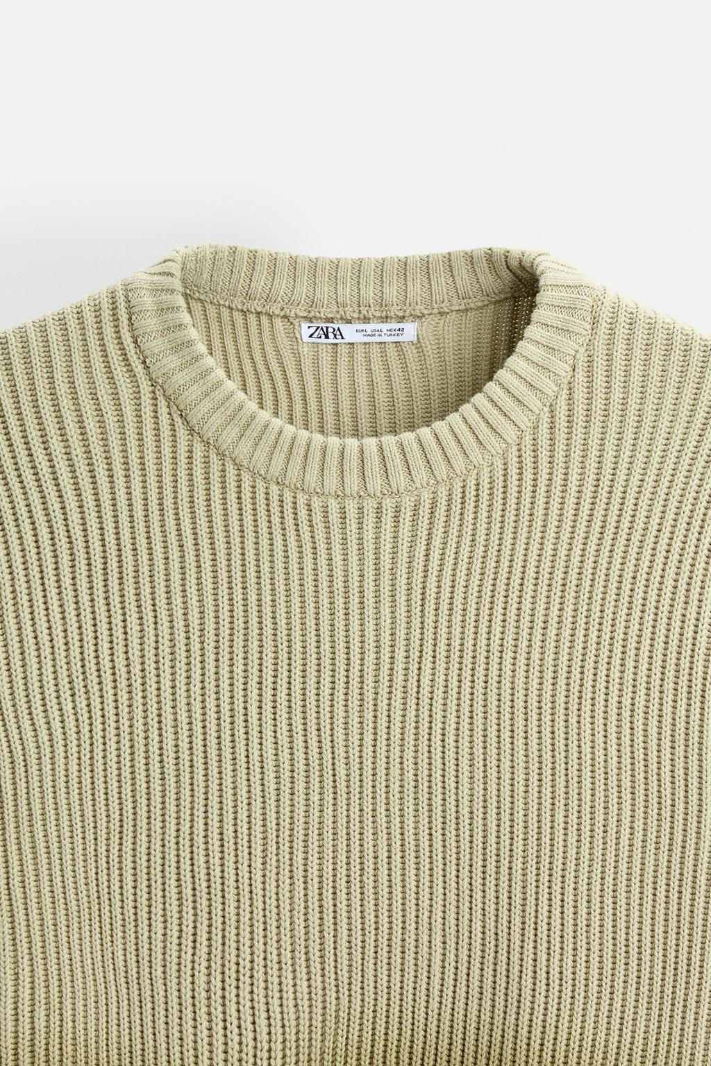 GRADIENT RIBBED SWEATER - Zara фото 8