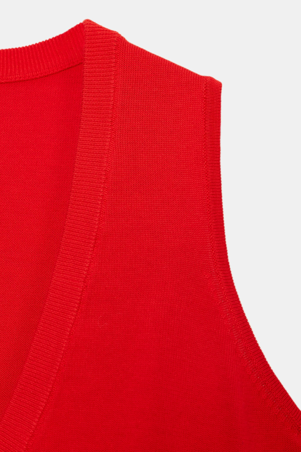 TOP PUNTO MANGA SISA / Rojo - Zara фото 3