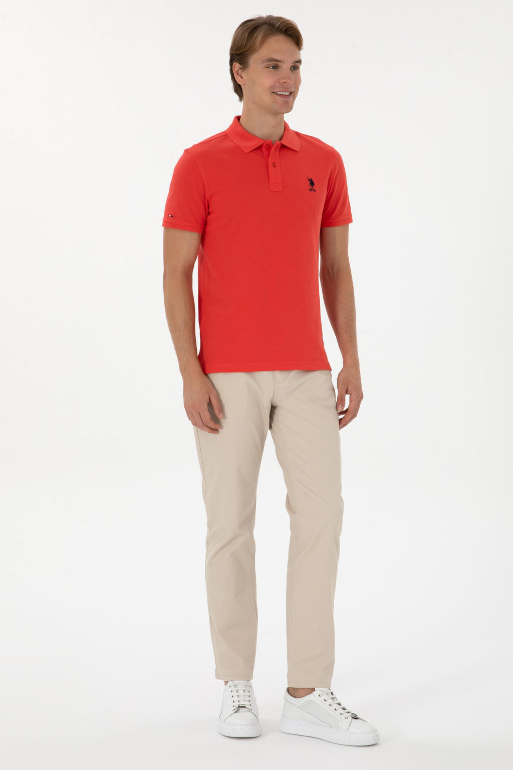 Erkek K_rm_z_ Basic Ti__rt - U.s. polo assn фото 4