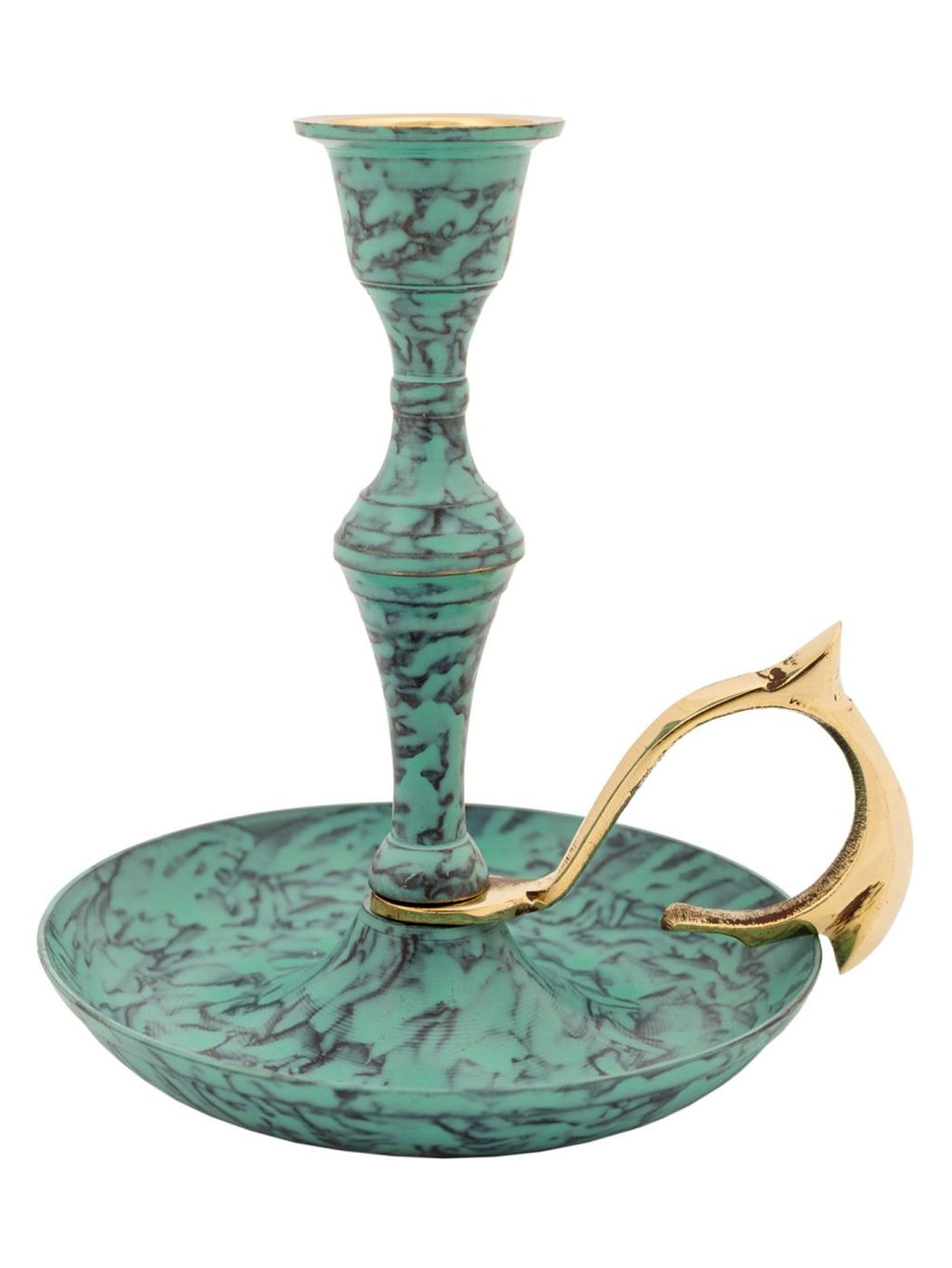 Подсвечник №Коп4621/3 с ручкой (набор из 2)