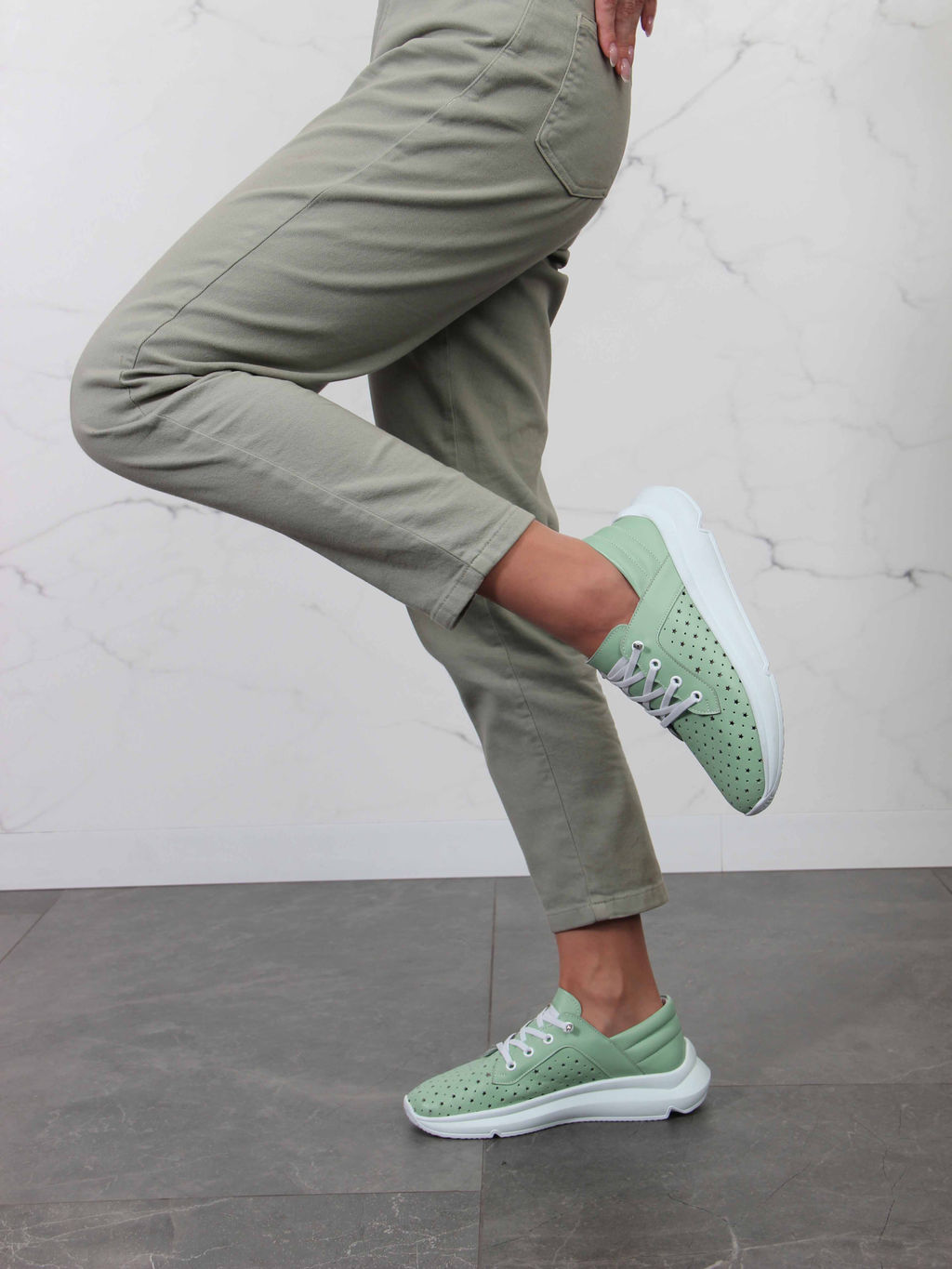 Кроссовки EDART 168.236143w. Мята-виктория - Ed'art фото 2