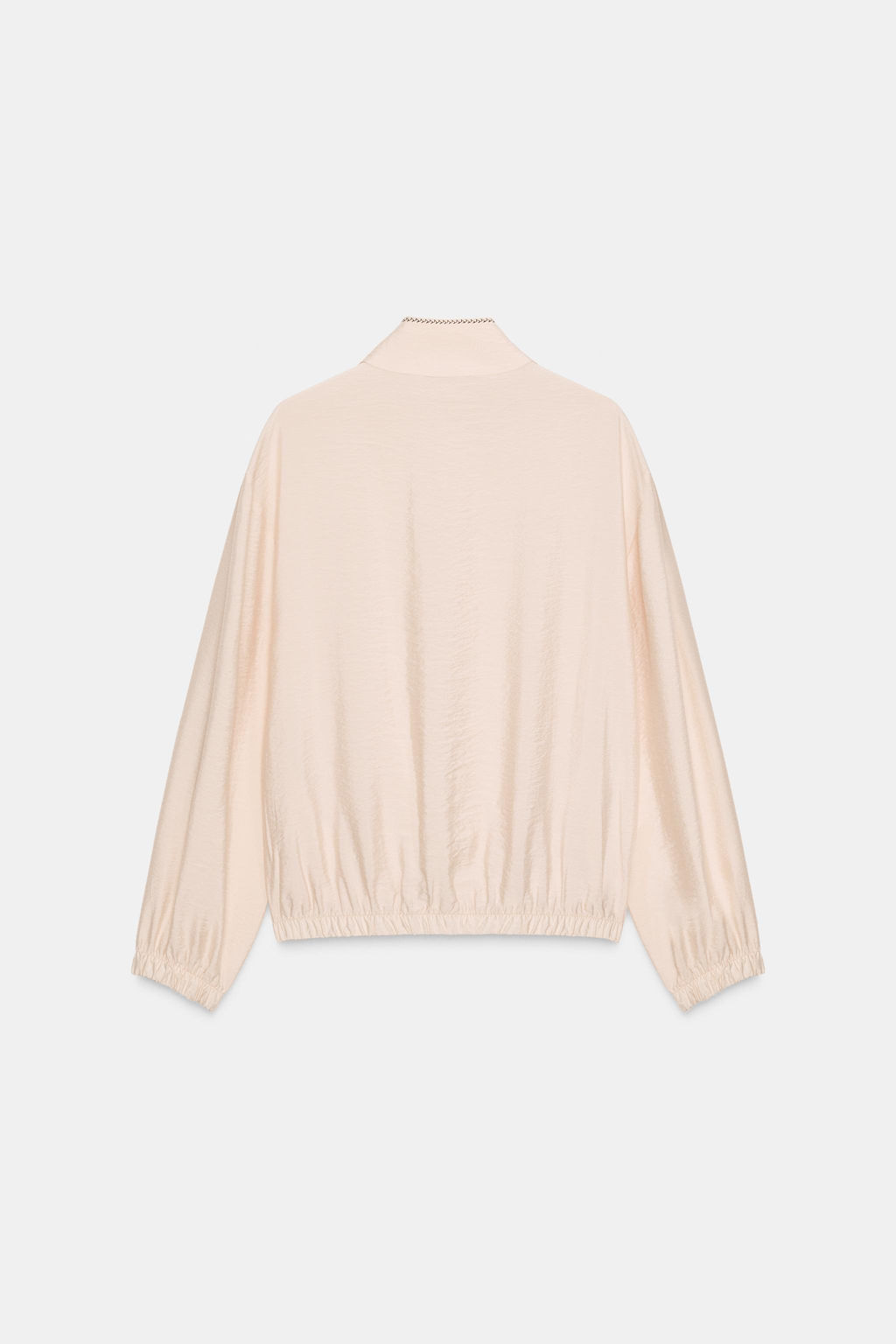 CONTRASTING SEAM BALLOON TOP - Zara фото 7