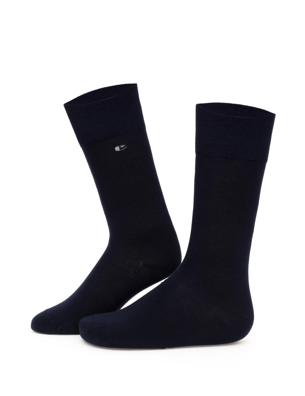 Темно-синие носки с раструбами