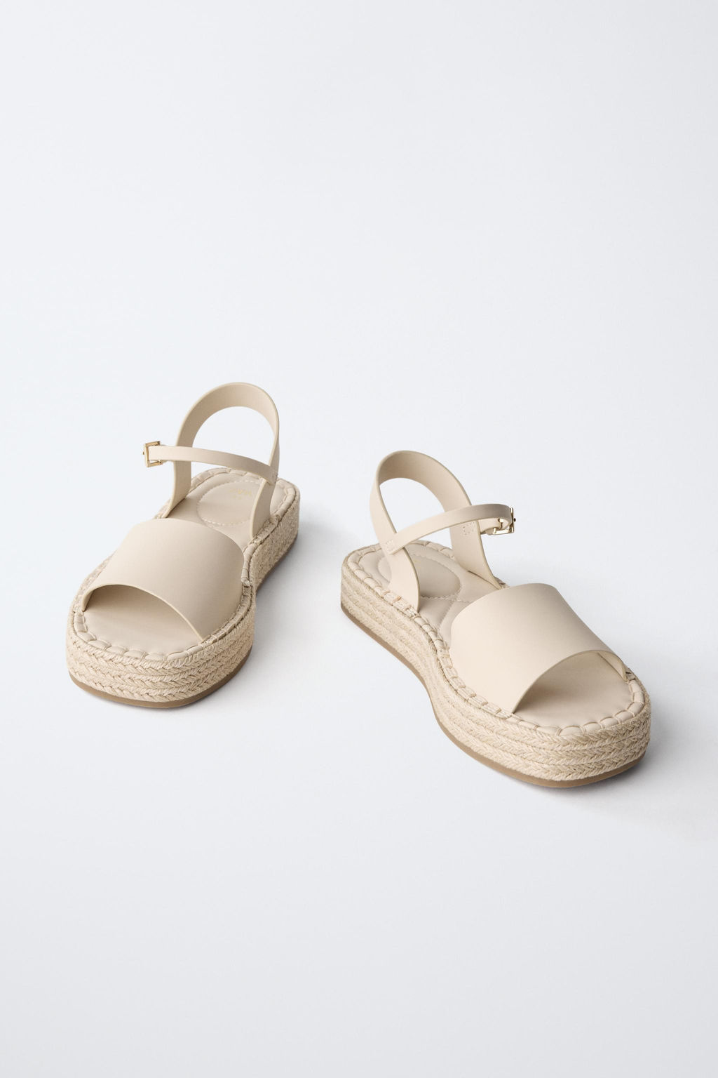 SANDALIA YUTE / Blanco Crudo - Zara фото 3