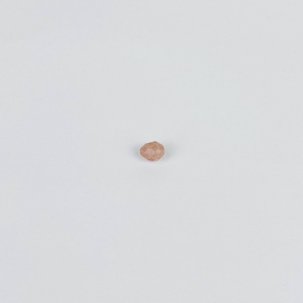 Бусины для украшений из Клубничного кварца (5 шт)