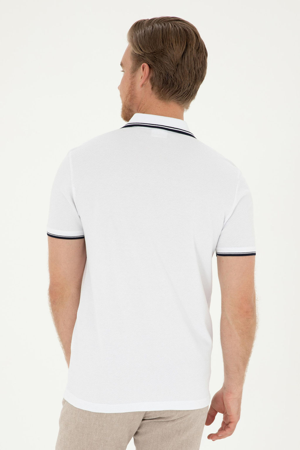 Мужская белая футболка Неожиданная скидка в корзине - U.s. polo assn фото 12