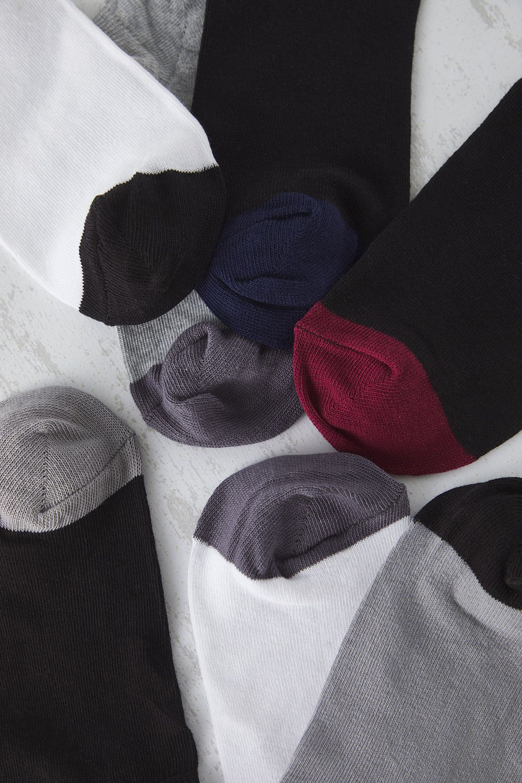 TRENDYOL MAN Cok Renkli Unisex 7li Paket K?sa Boy/Gorunmez Pamuklu Corap TMNSS25CO00004 - Trendyolmilla фото 2