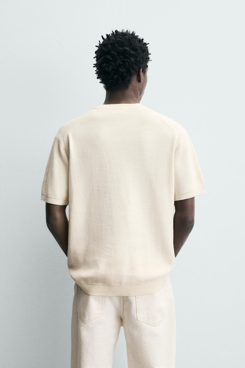 PURL KNIT T-SHIRT - Zara фото 3