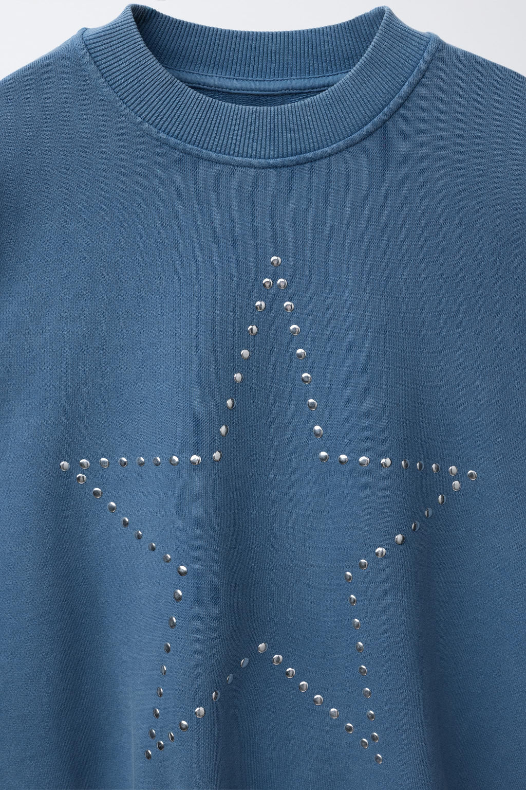 STAR STUD FADED SWEATSHIRT - Zara фото 3