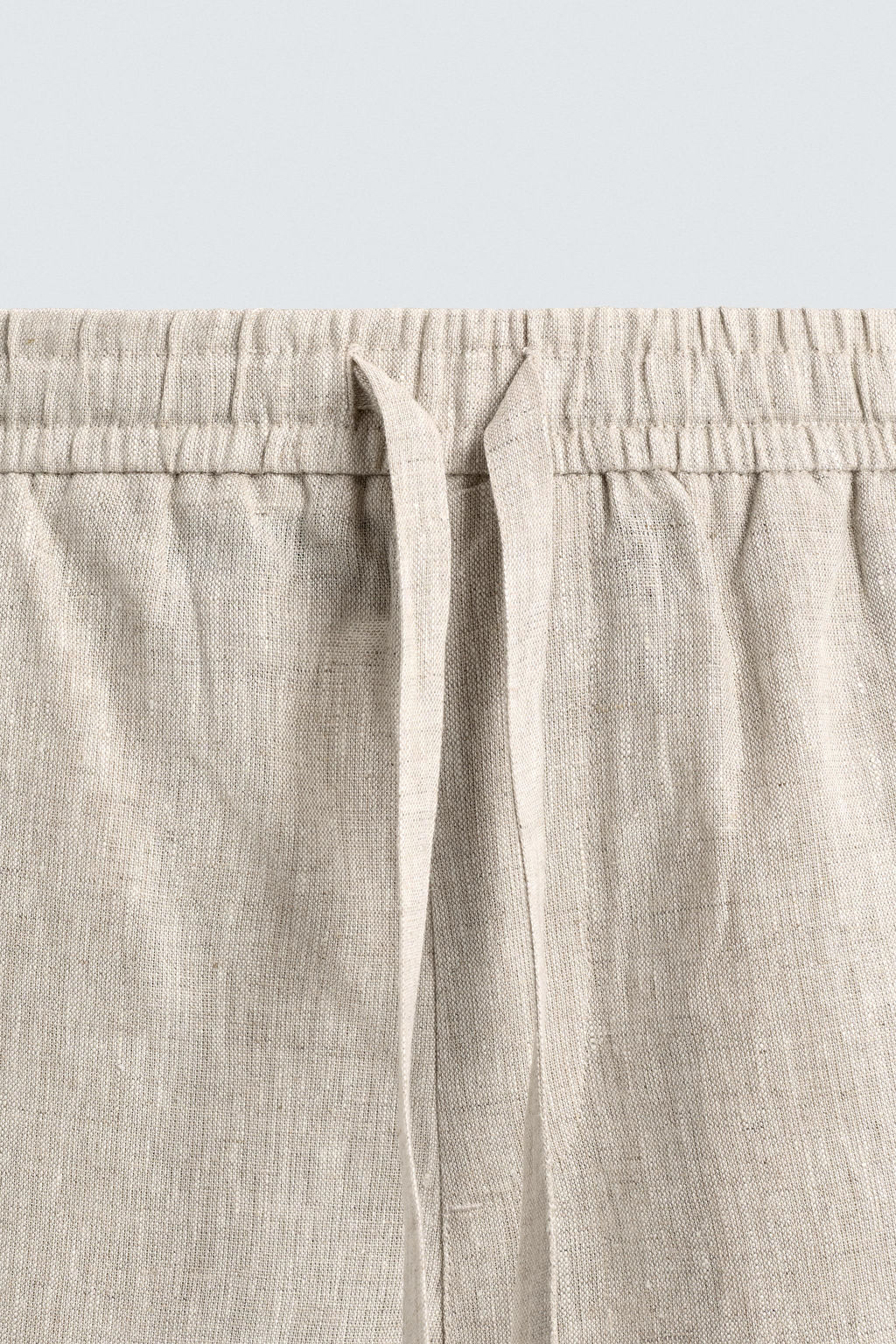 100% LINEN RELAXED FIT TROUSERS - Zara фото 9