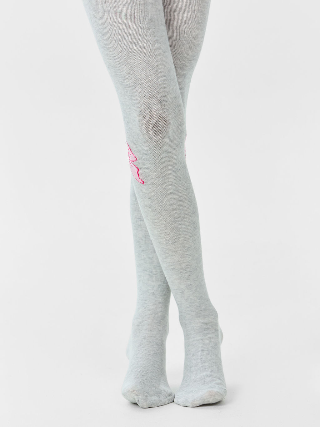 Цена за 3 пары! Колготки детские серые с бантиками - Mark formelle фото 6