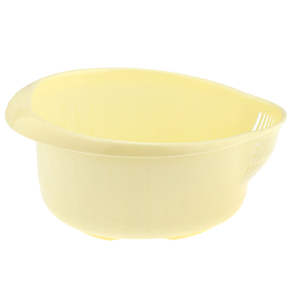 Фруктомойка пластмассовая 5л, 28,5х23х14см, носик со сливом, полипропилен, цвета микс (Россия) - Домашняя мода фото 2