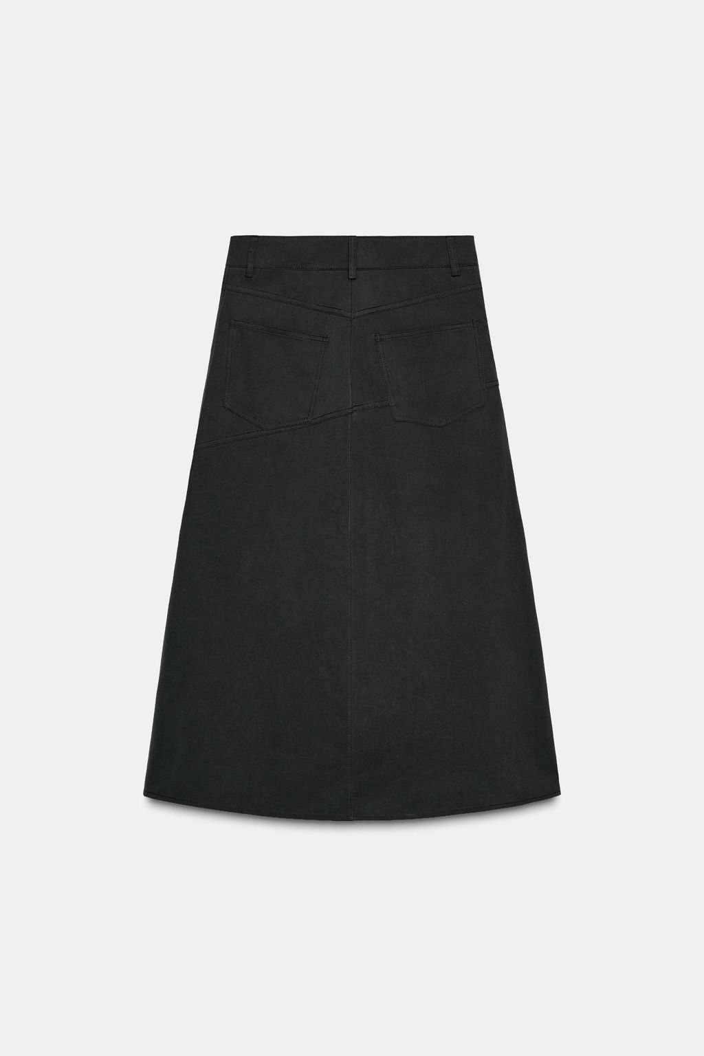 ASYMMETRIC MIDI SKIRT - Zara фото 8