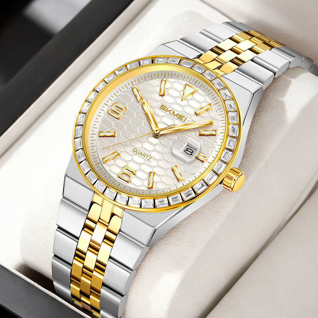 Часы наручные Skmei женские кварцевые 2655silver-gold