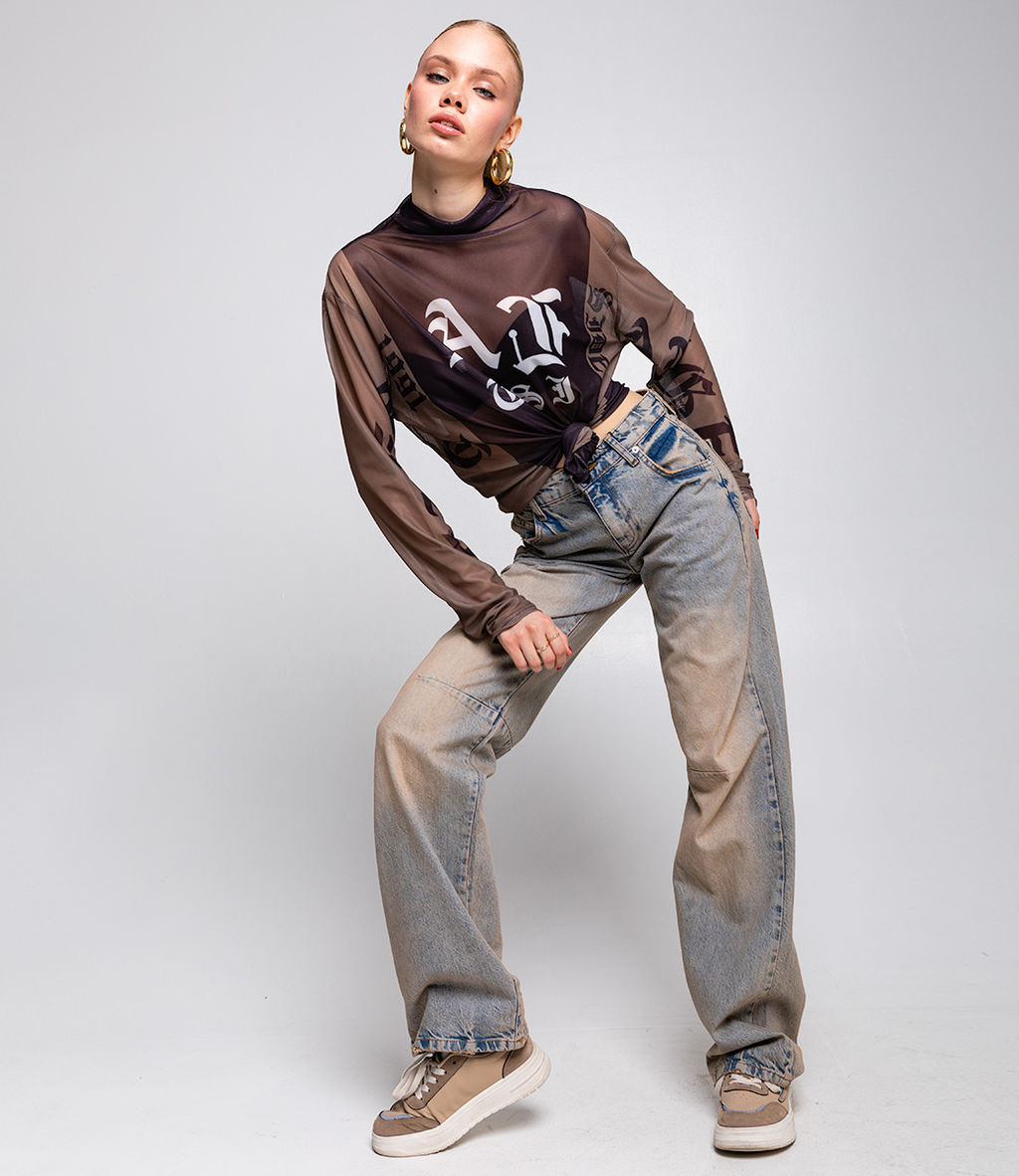 Джинсы #БШ2212, синий