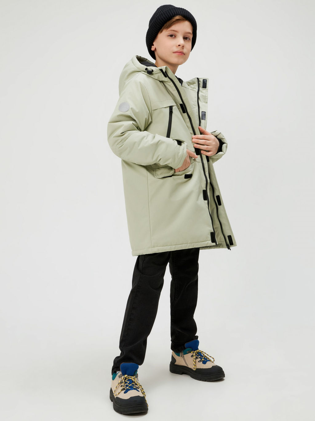 ACOOLA / Куртка детская для мальчиков Fansh песочный  фото 2