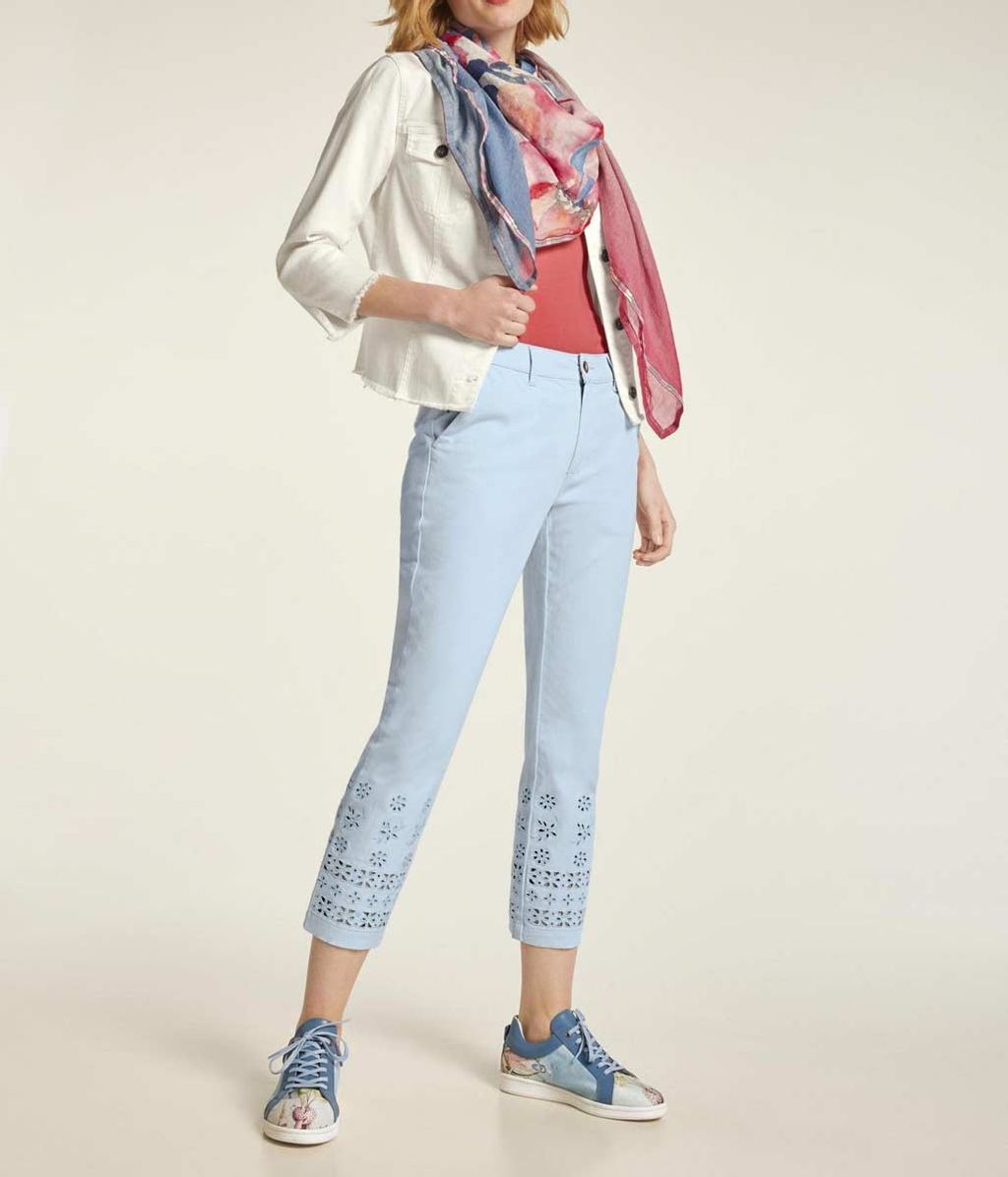 Брюки 7/8, голубые - Heine фото 3