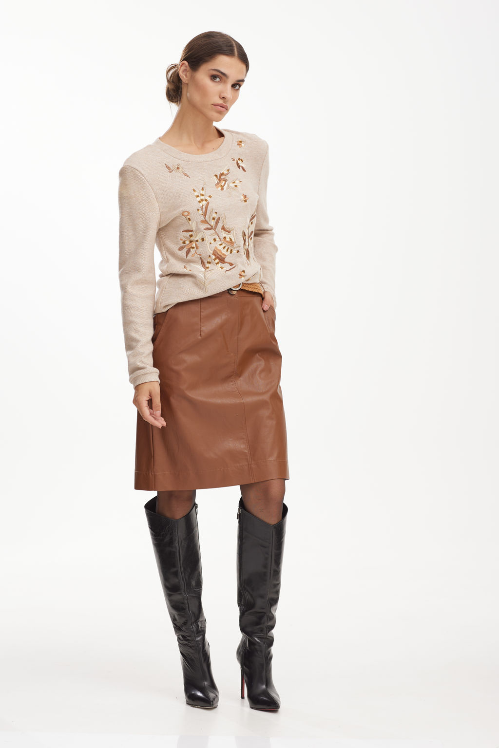 3163 Джемпер - Niv niv fashion фото 8