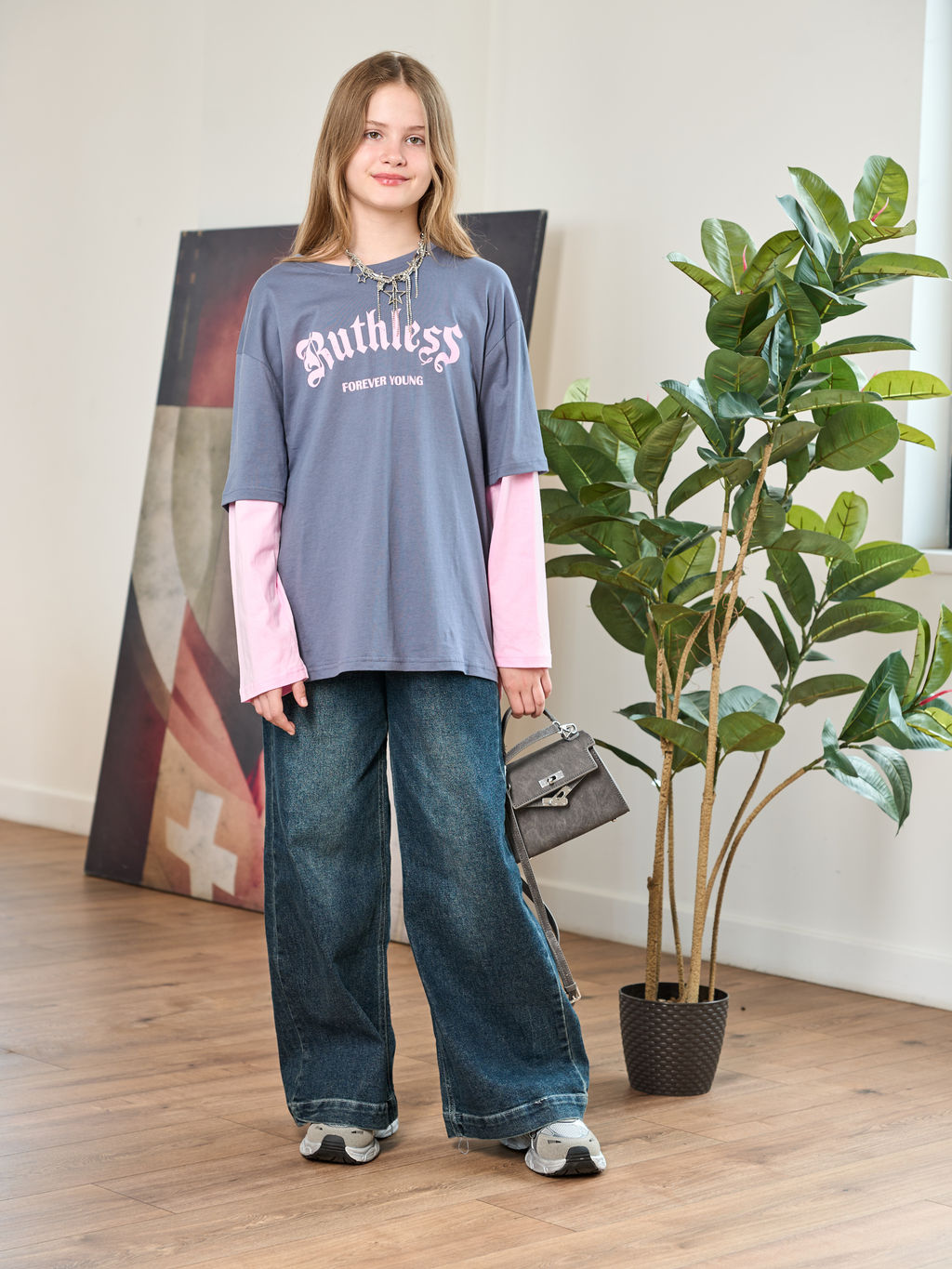 Джинсы-палаццо для девочек - СИНЯЯ МОДА фото 7