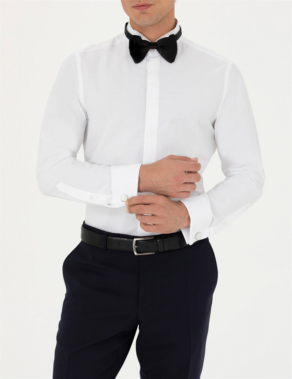 Beyaz Slim Fit Smokin G_mlek - Pierre cardin фото 6