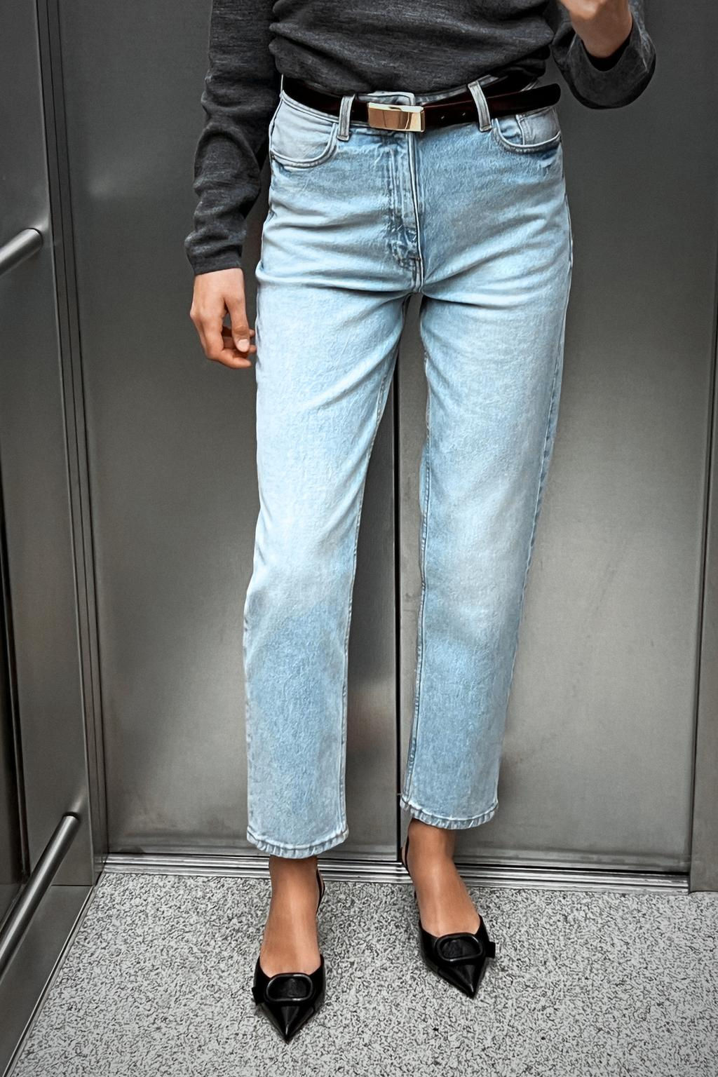 Z1975 MOM-FIT HIGH-WAIST JEANS - Zara фото 2