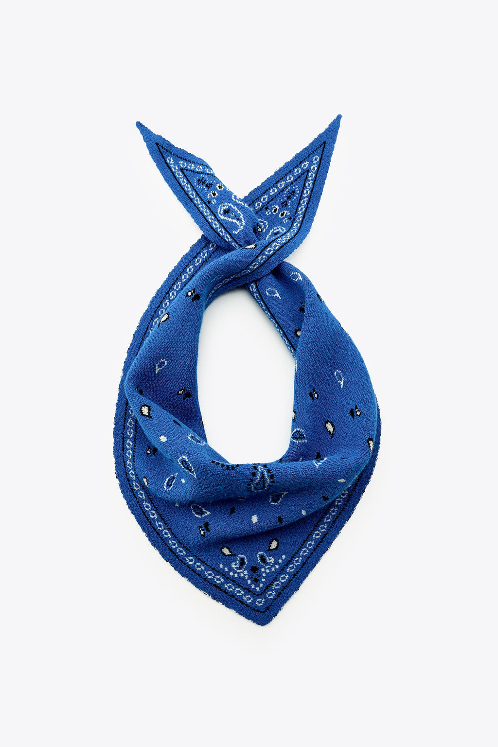 PRINTED KNIT BANDANNA - Zara фото 2