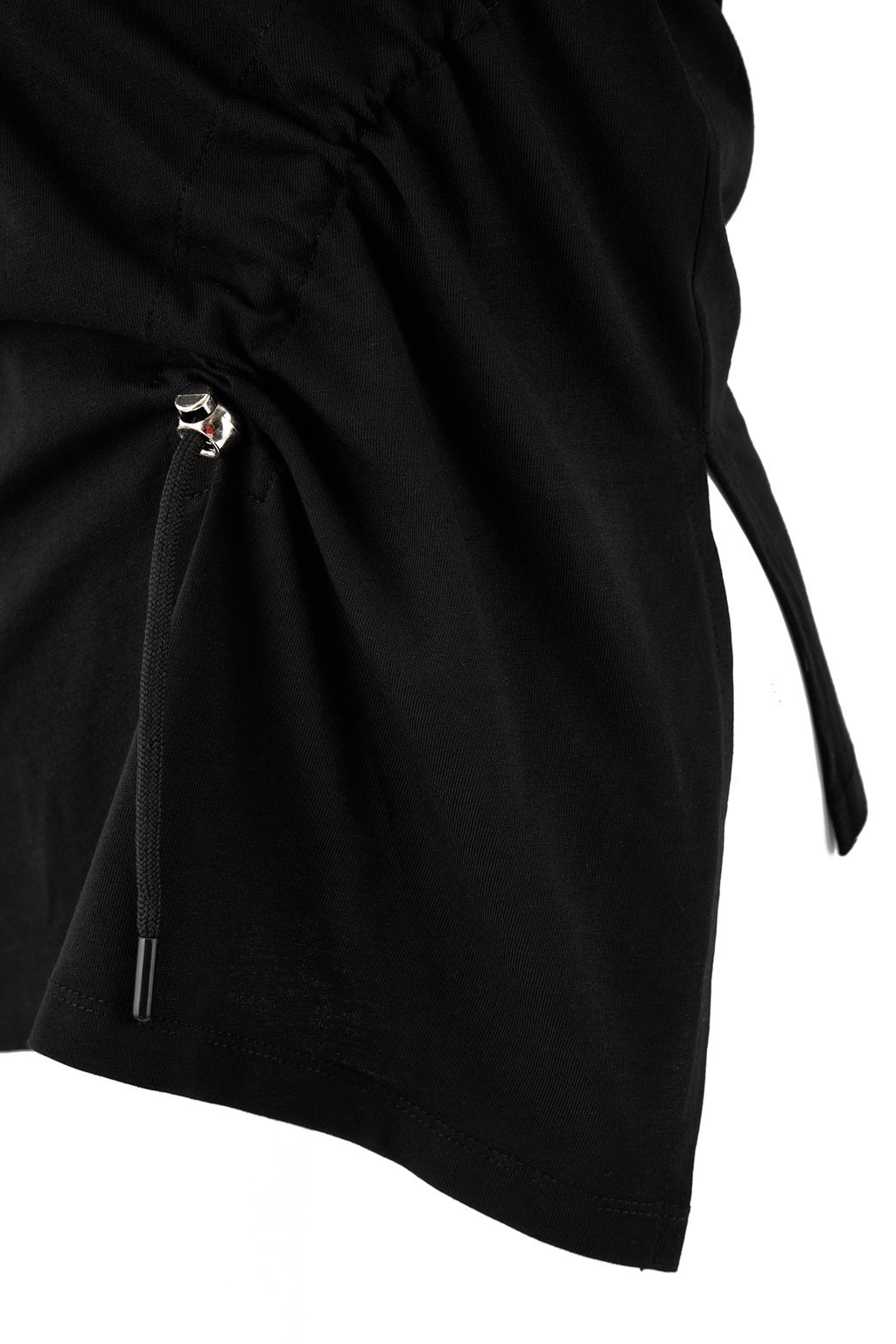 Siyah Regular/Normal Kal?p K?sa Kollu %100 Pamuk Buzgu Detayl? Orme Bluz TWOSS26BZ00009 - Trendyolmilla фото 6