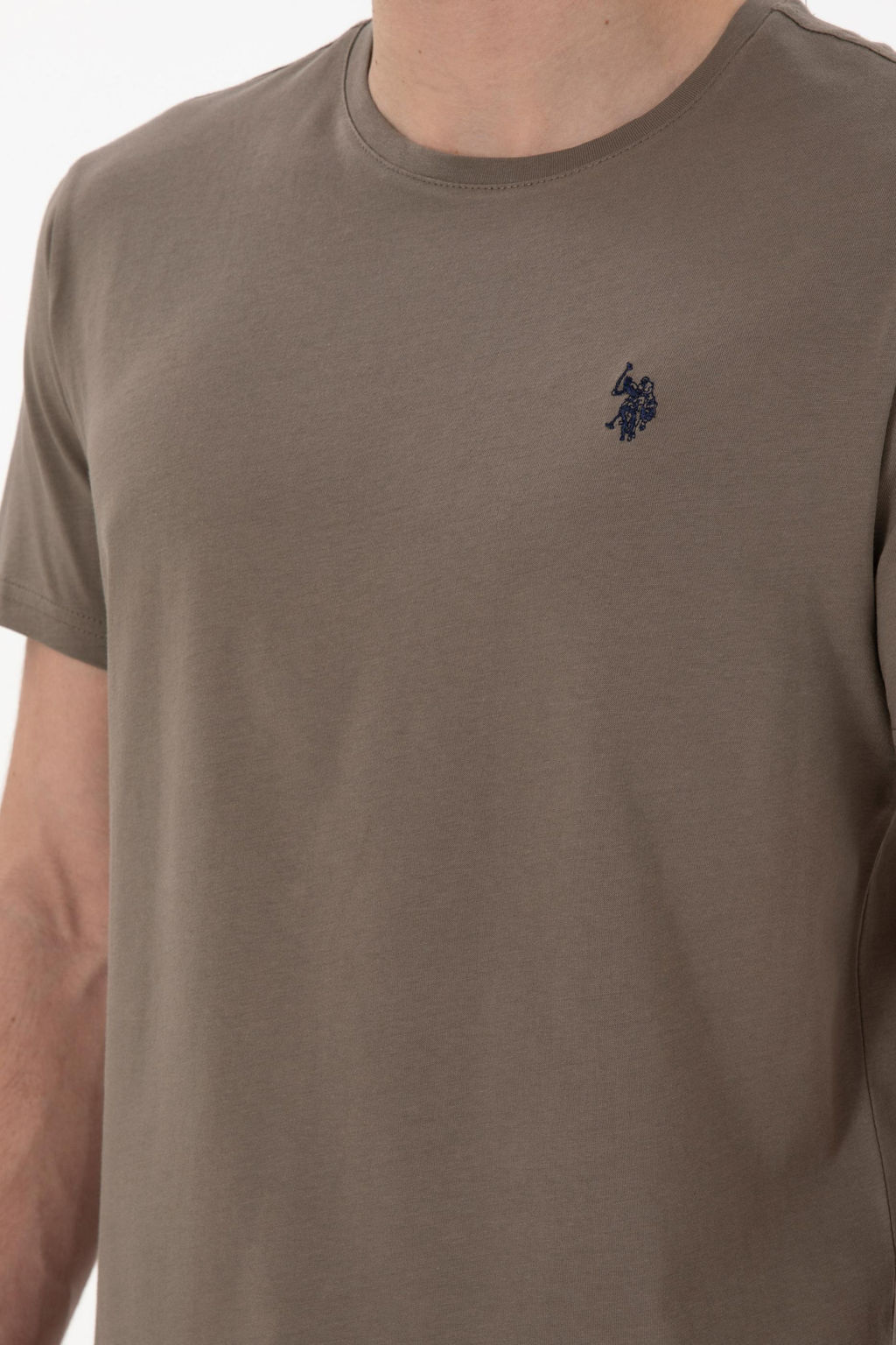 Erkek Regular Fit Bisiklet Yaka Vizon Basic Ti__rt Sepette S_rpriz _ndirim - U.s. polo assn фото 7
