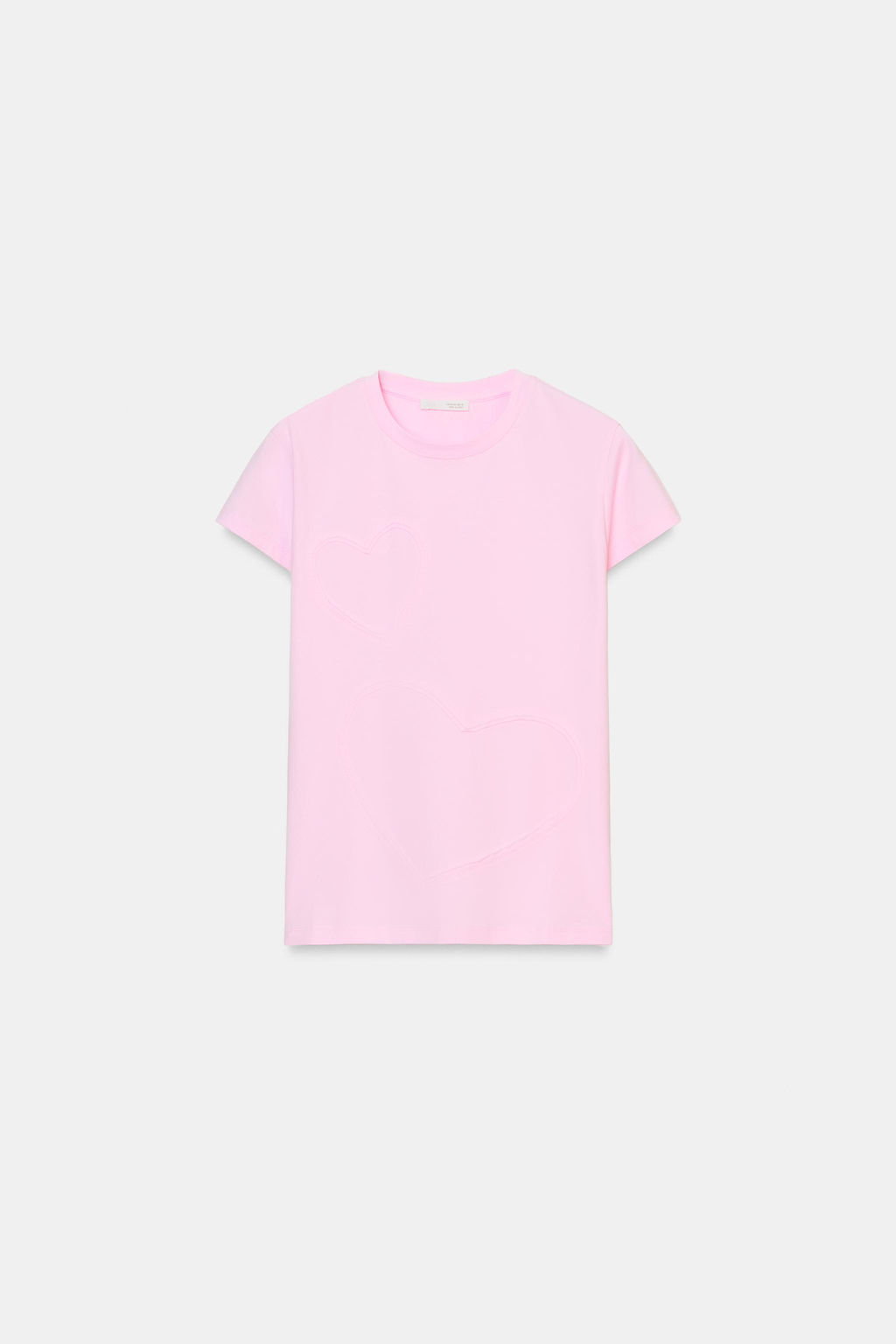 T-SHIRT WITH RAISED HEARTS - Zara фото 7
