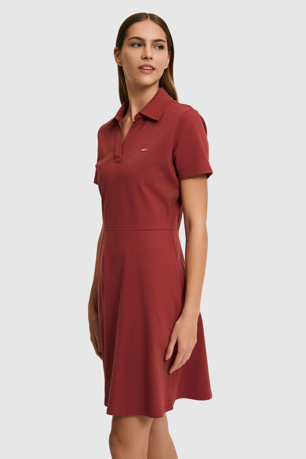 Kadın Lacivert Polo Yaka Örme Elbise - U.s. polo assn фото 6
