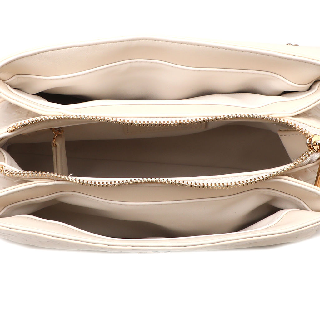 Женская сумка на плечо VALENTINO RELAX Артикул 3864171, молочно-бежевый  фото 5